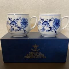 ボヘミア陶器ブルーオニオンマグのサムネイル