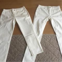 白 スキニーパンツ セットのサムネイル
