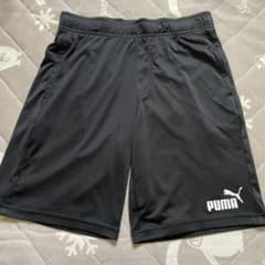 PUMA プーマ　ハーフパンツ 160 ブラックのサムネイル