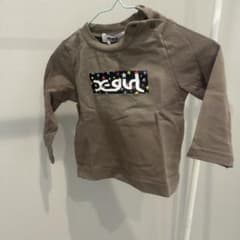 x-girl ブラウン 長袖 Tシャツ 80のサムネイル