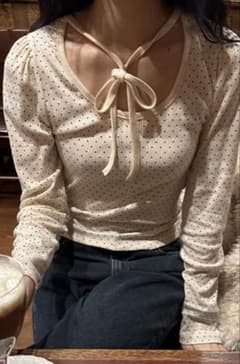 ドット長袖Tシャツのサムネイル