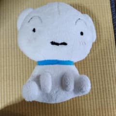 크레용 신짱 시로 큰 봉제인형 약 38✕40cm
