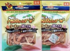 ドギーマン アキレススティックプラス ターキーすじ&鶏ささみ スティック 2袋のサムネイル