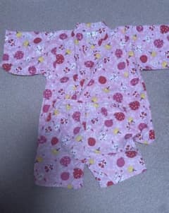 子供用 甚平 ピンク 130のサムネイル
