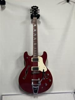 ARIA Proビクスビー付きセミアコ・ハードケース付きます。 と*こ様 ARIA Proビクスビー付きセミアコ・ハードケース付きます