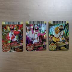 スーパー戦隊バトル ダイスオー カード ダイレンジャー 3枚セット