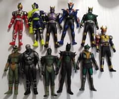 ジャンク品】仮面ライダーシリーズ ソフビ 11体セット - メルカリ