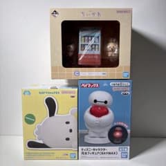 ちいかわ ポチャッコ ベイマックス 3体セット フィギュア 女の子 未開封