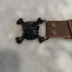 OAKLEY オークリースカルバックル レザー ベルト 約90cm - メルカリ