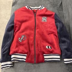 スタジャン レッド ネイビー キッズのサムネイル
