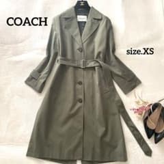 極美品⭐︎COACH 現行品 リラックス ロング トレンチコート カーキ XS 極美品⭐︎COACH 現行品 リラックス ロング トレンチコート カーキ XS