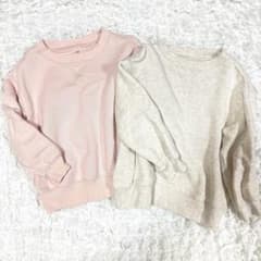 無印良品/キッズ/スウェット/まとめ売り/女の子/無地/保育園着