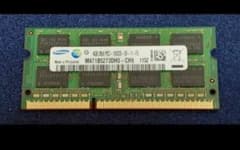 ノート用メモリー　SAMSUNG pc3-10600s 4GBのサムネイル