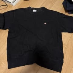 Champion クルーネック スウェット ブラック Lのサムネイル