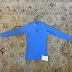 山梨学院ASICS 長袖ハイネックインナーライトブルー