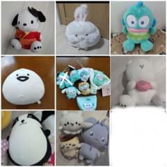 봉제인형 정리 판매 대량 산리오 문구와 함께 장난감 치이카와