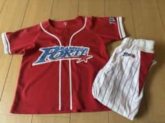 PORTE ベースボール ユニフォーム 上下セット 130のサムネイル