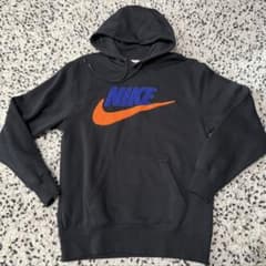 NIKEナイキ クラブフリース プルオーバー パーカー ブラック Sのサムネイル