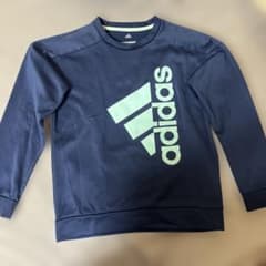adidas キッズ トレーナー ネイビーのサムネイル