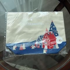 海外スタバ　トートバッグ(非売品)クッキーハウス ホリデー2025クリスマスのサムネイル