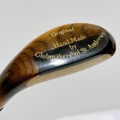 希少 セントアンドリュース ハンドメイド ヒッコリーパター 木製ヘッド