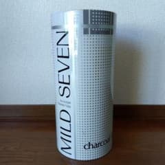 昭和レトロ マイルドセブン ゴミ箱　MILD SEVEN レア 希少 ゴミ箱 昭和レトロ】MILD SEVEN マイルドセブン ごみ箱 当時物 タバコ - メルカリ