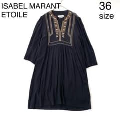 4586【美品】イザベルマラン 刺繍 ワンピース チュニック　インド製　黒　紺 m55836582611_1.jpg?1740870895