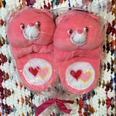最終値下げ。ケアベアのスリッパです。値下げしました♡のサムネイル