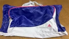 adidas ボストンバッグ パープル×ホワイトのサムネイル