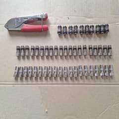 同軸ケーブル用圧着工具 ＆ コネクタセットのサムネイル