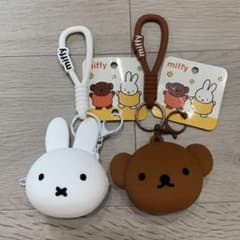 ミッフィー ボリス シリコン 小銭入れ iPod チャーム キーリング 2種のサムネイル