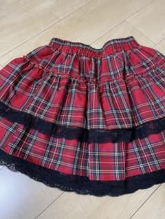 レッドチェックミニスカートのサムネイル
