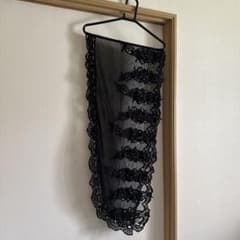 Devinette ブラックレース ストール ショールのサムネイル