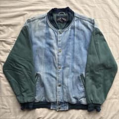 90s】CAMBRIDGE デニム スタジャン スタジアムジャケット 雰囲気系 