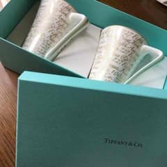 [新品・未使用]ティファニー ノーツ マグボーンチャイナのサムネイル