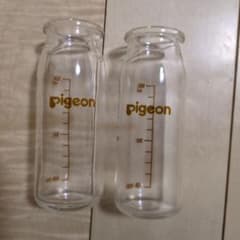 pigeon 産院用哺乳瓶 ガラス製 KR-100 2本セットのサムネイル