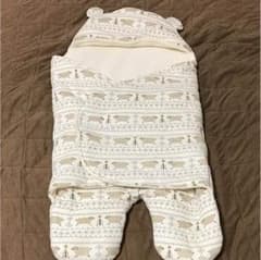 ベビーおくるみ赤ちゃん防寒50〜70のサムネイル