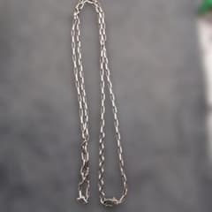 GUCCI オーバルチェーンネックレス シルバー925 60cm