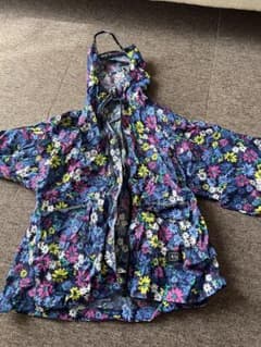 kiu キッズ レインポンチョ 花柄のサムネイル