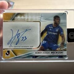 Topps Jリーグ　FC町田ゼルビア　望月ヘンリー海輝 直筆サイン　50枚限定のサムネイル