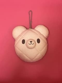 クマ型メロンパンスクイーズキーホルダーのサムネイル