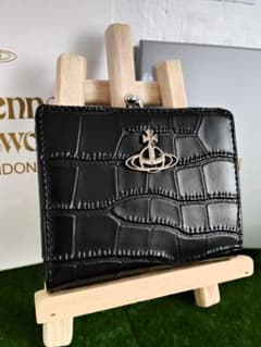 Vivienne Westwood 二つ折り財布 がま口 クロコ型押しのサムネイル