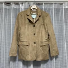 yx.studio フェイクスエード ジャケット ベージュ テーラード 新品のサムネイル