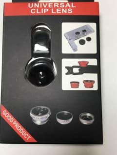 携帯用レンズ 3種類 ユニバーサル クリップ レンズのサムネイル