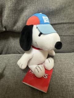 【新品タグ付き】 SNOOPY™　ぬいぐるみ　カラフルキャップ　水色