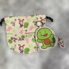 마이젠 시스터즈 건착 파우치 키홀더 첨부 파우치 2점 세트
