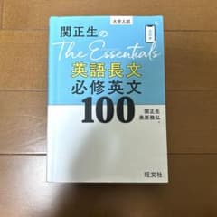 関正生のThe Essentials英語長文 必修英文100のサムネイル