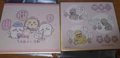ちいかわ　てんし♡あくま　ミニ色紙2枚セットおまけ付きのサムネイル