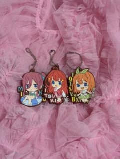 五等分の花嫁 ラバーストラップ 3種セットのサムネイル