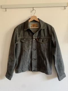 92年製Levi's W7505-03 先染めブラック デニムジャケット M - メルカリ